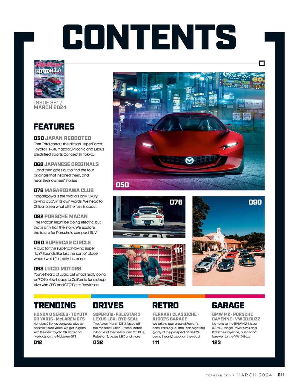 BBC Top Gear Magazine Preview Pages