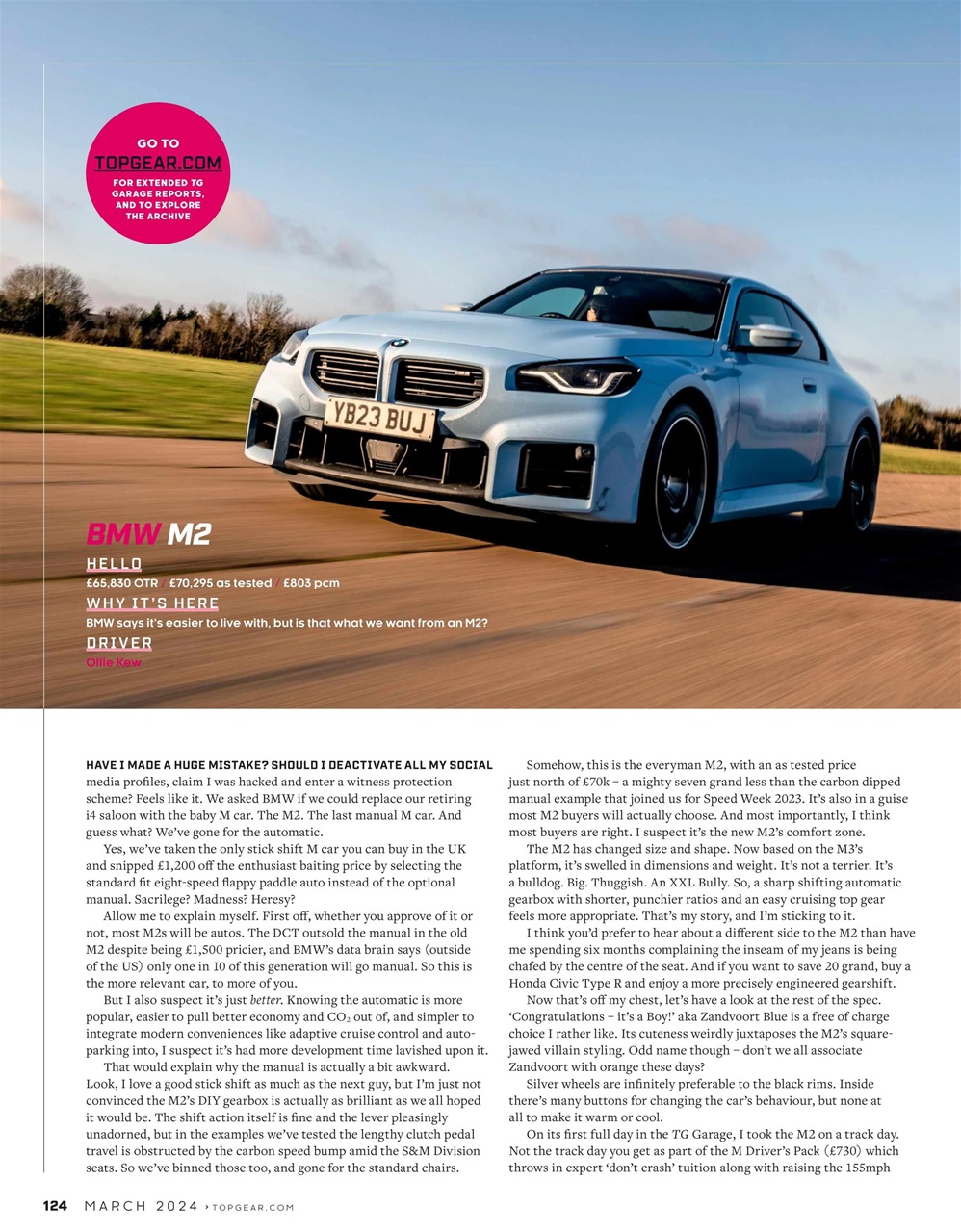 BBC Top Gear Magazine Preview Pages
