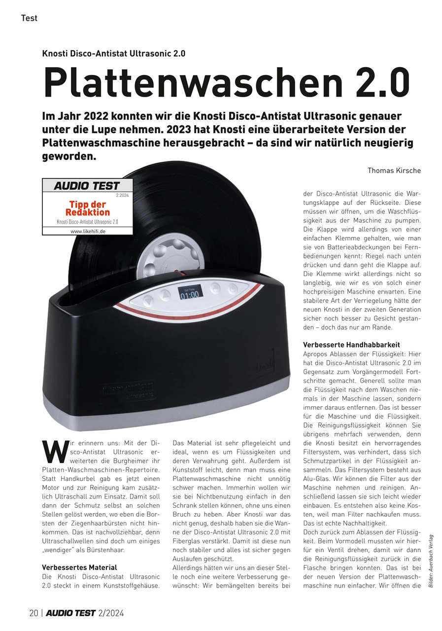 Audio Test Preview Pages