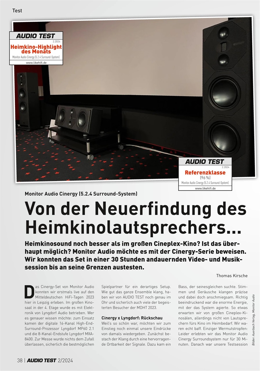 Audio Test Preview Pages