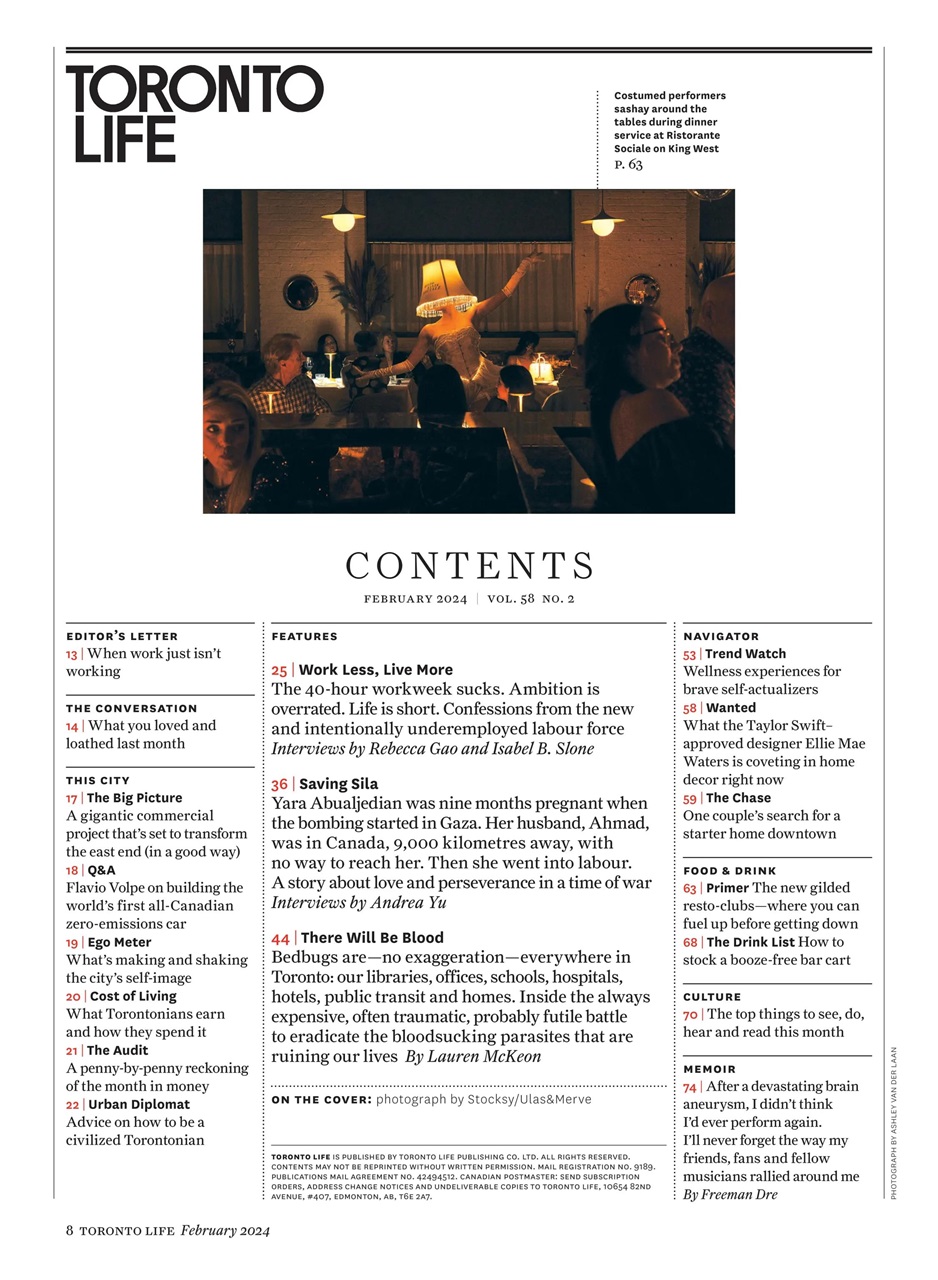 Toronto Life Preview Pages