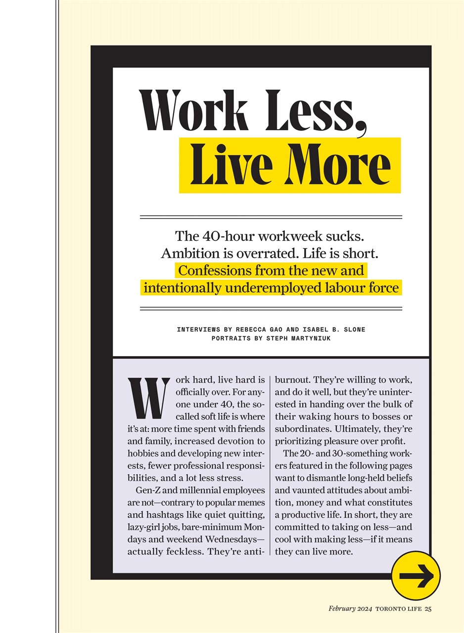 Toronto Life Preview Pages