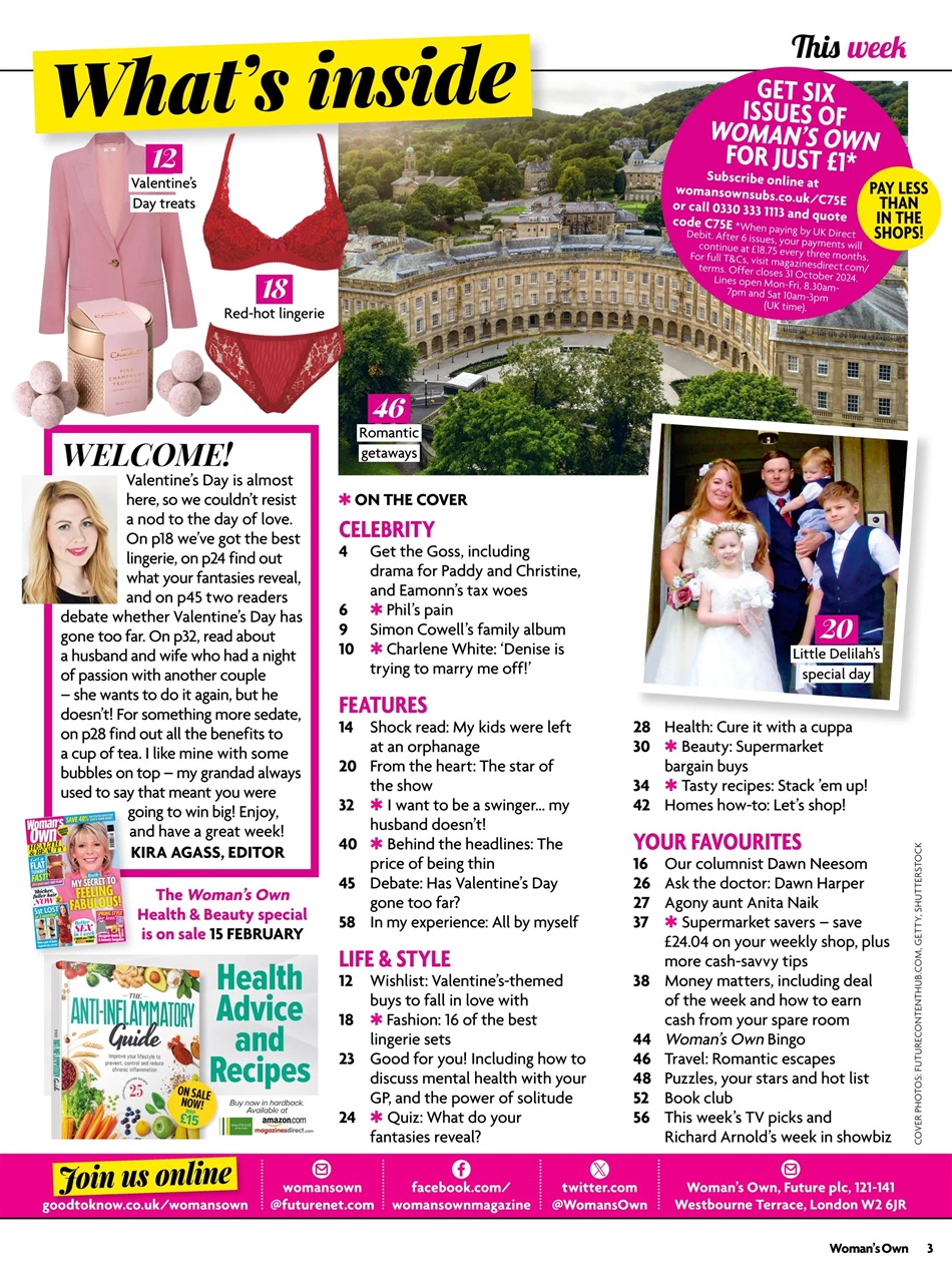 Woman's Own Preview Pages