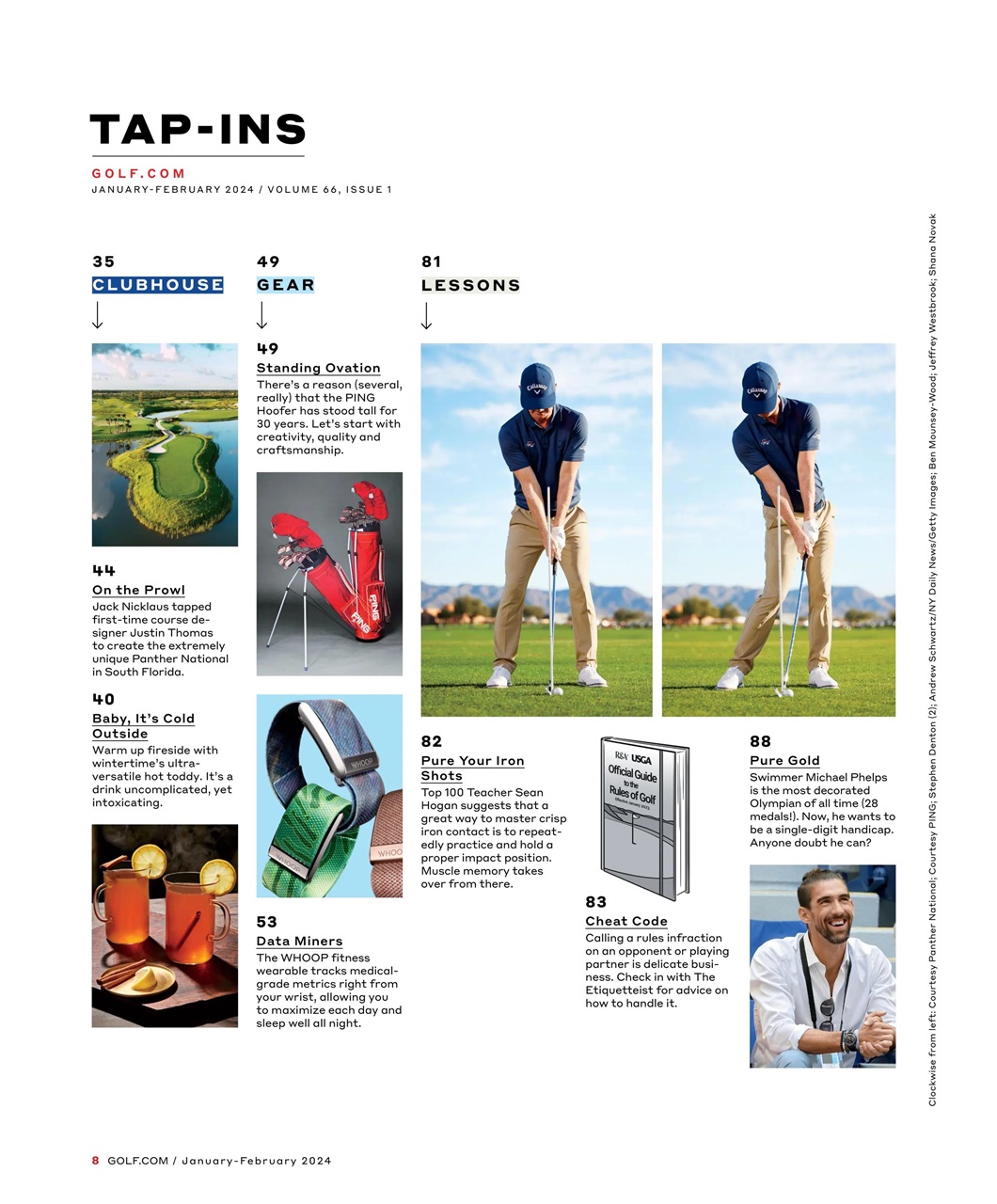Golf Magazine Preview Pages