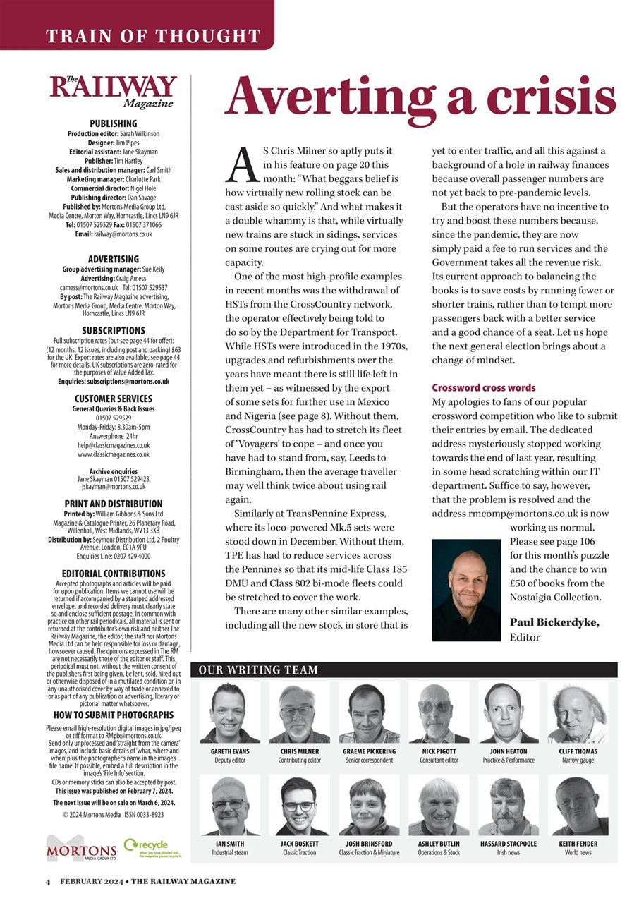 Railway Magazine Preview Pages