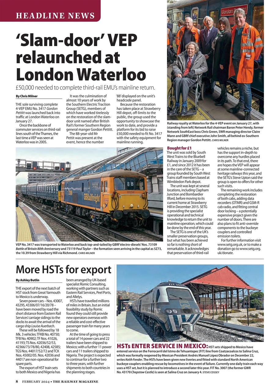 Railway Magazine Preview Pages