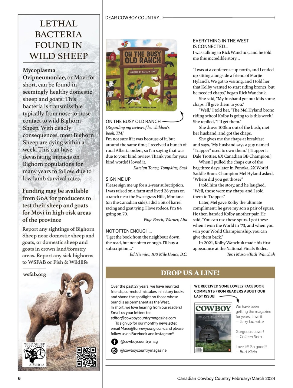 Canadian Cowboy Country Preview Pages