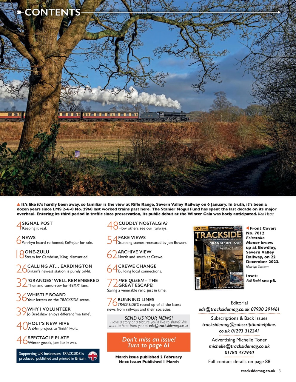 Trackside Preview Pages