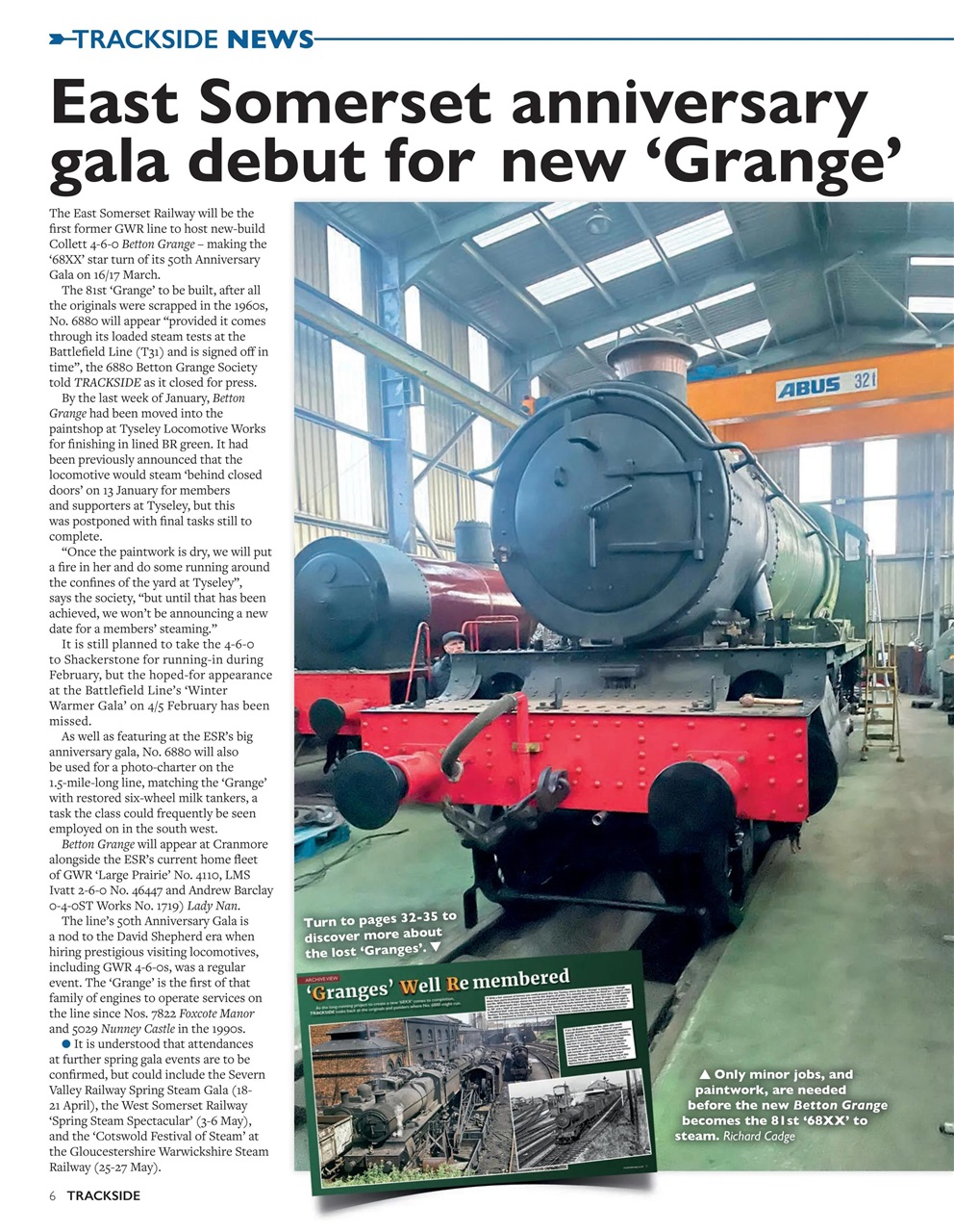 Trackside Preview Pages