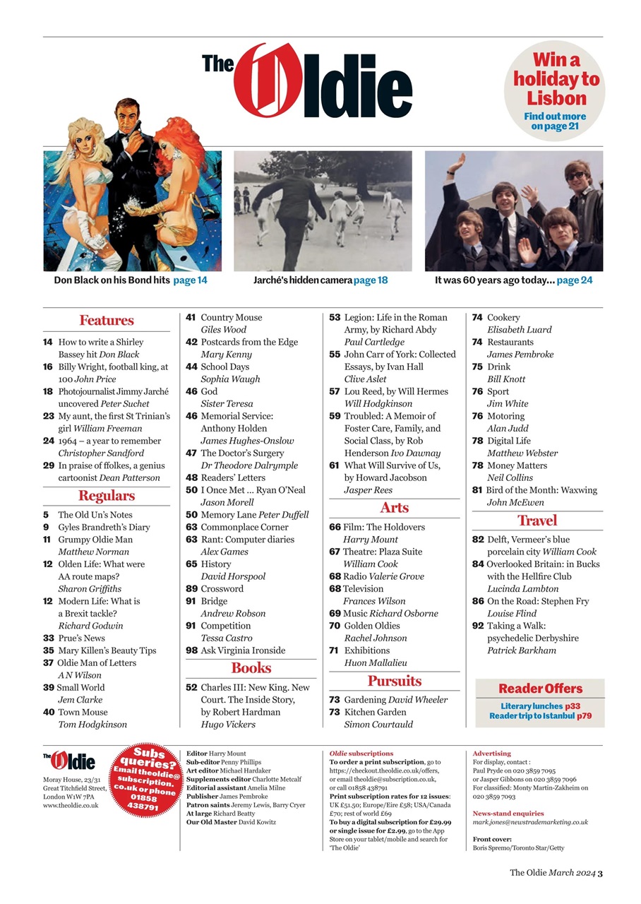 The Oldie Preview Pages