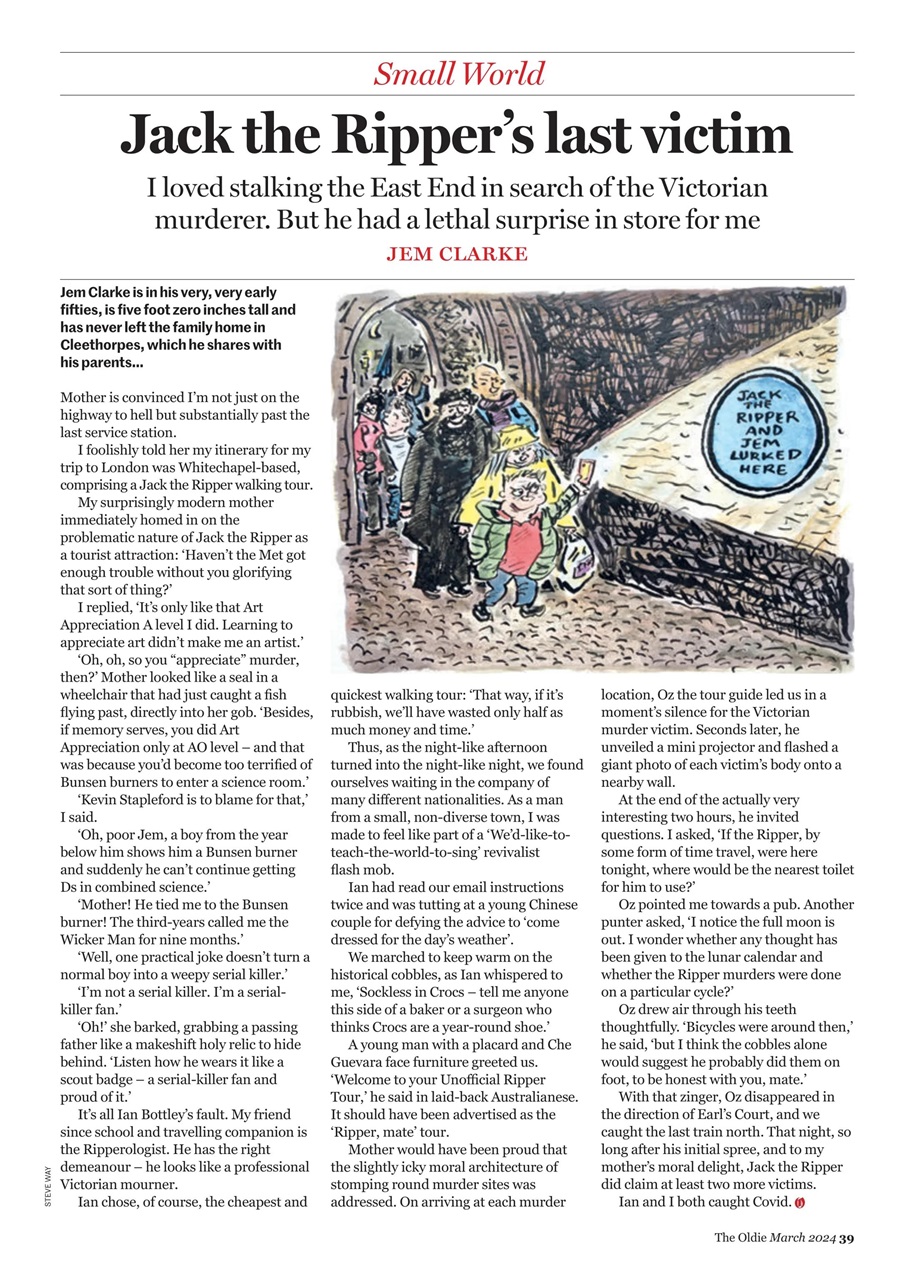 The Oldie Preview Pages