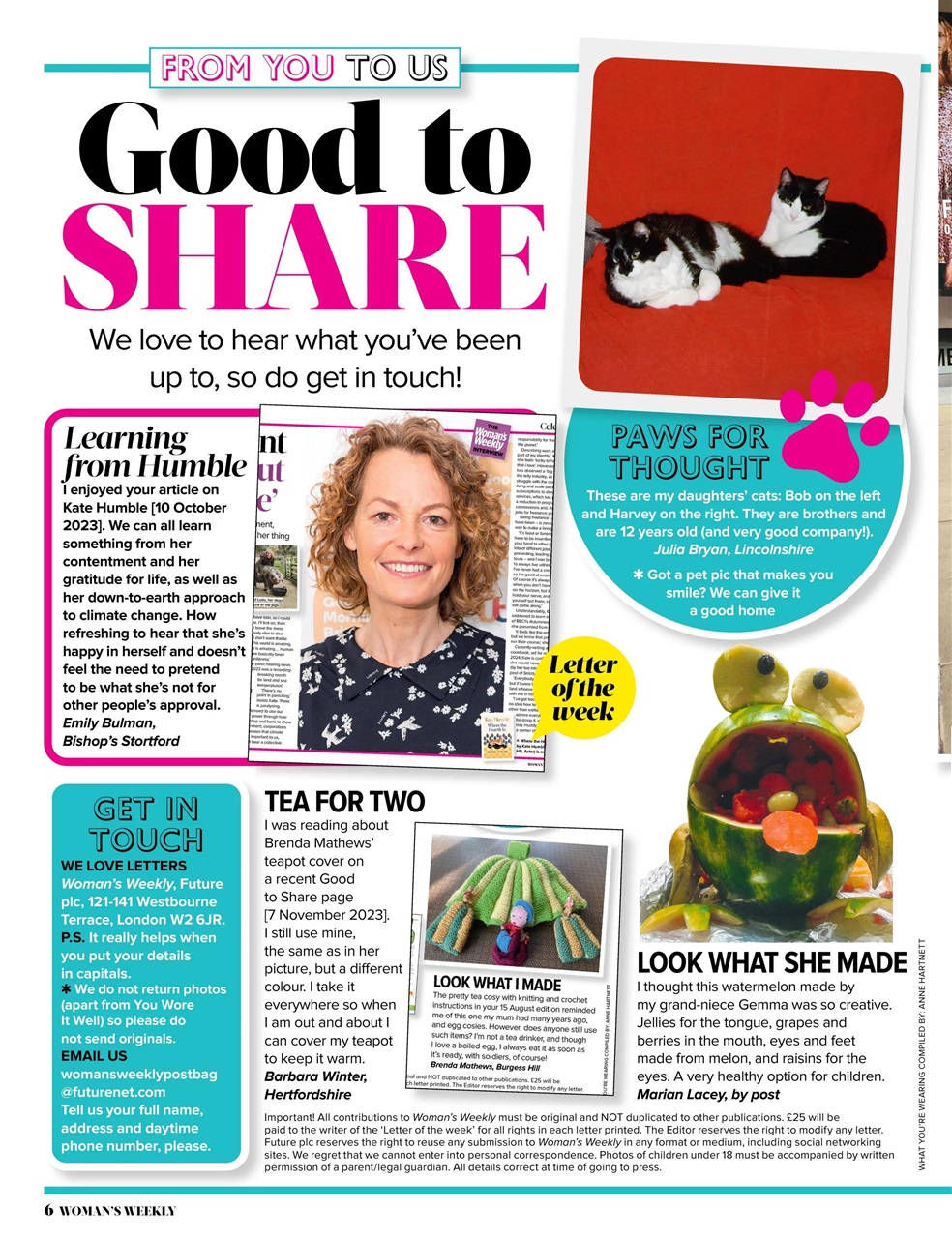 Woman's Weekly Preview Pages