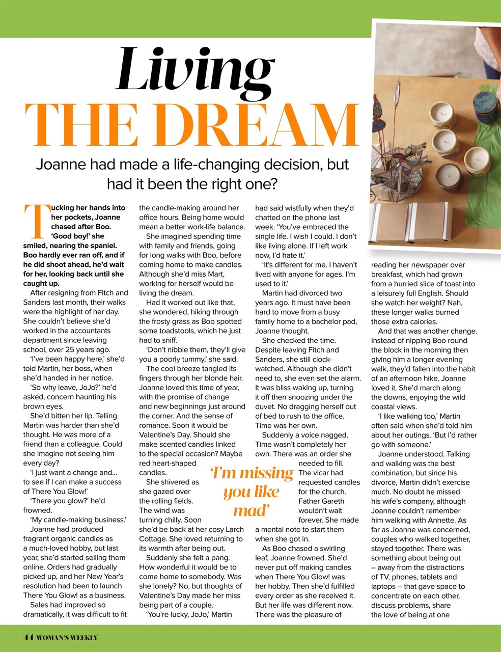 Woman's Weekly Preview Pages