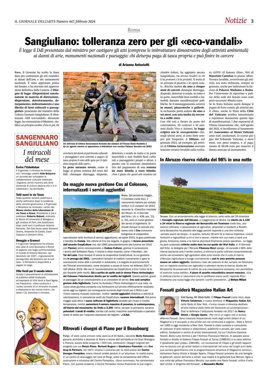 Il Giornale Dell’Arte Preview Pages
