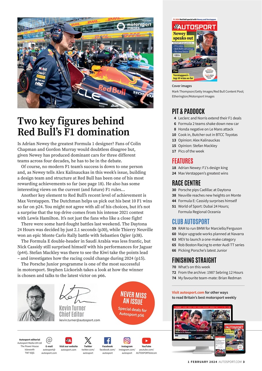 Autosport Preview Pages