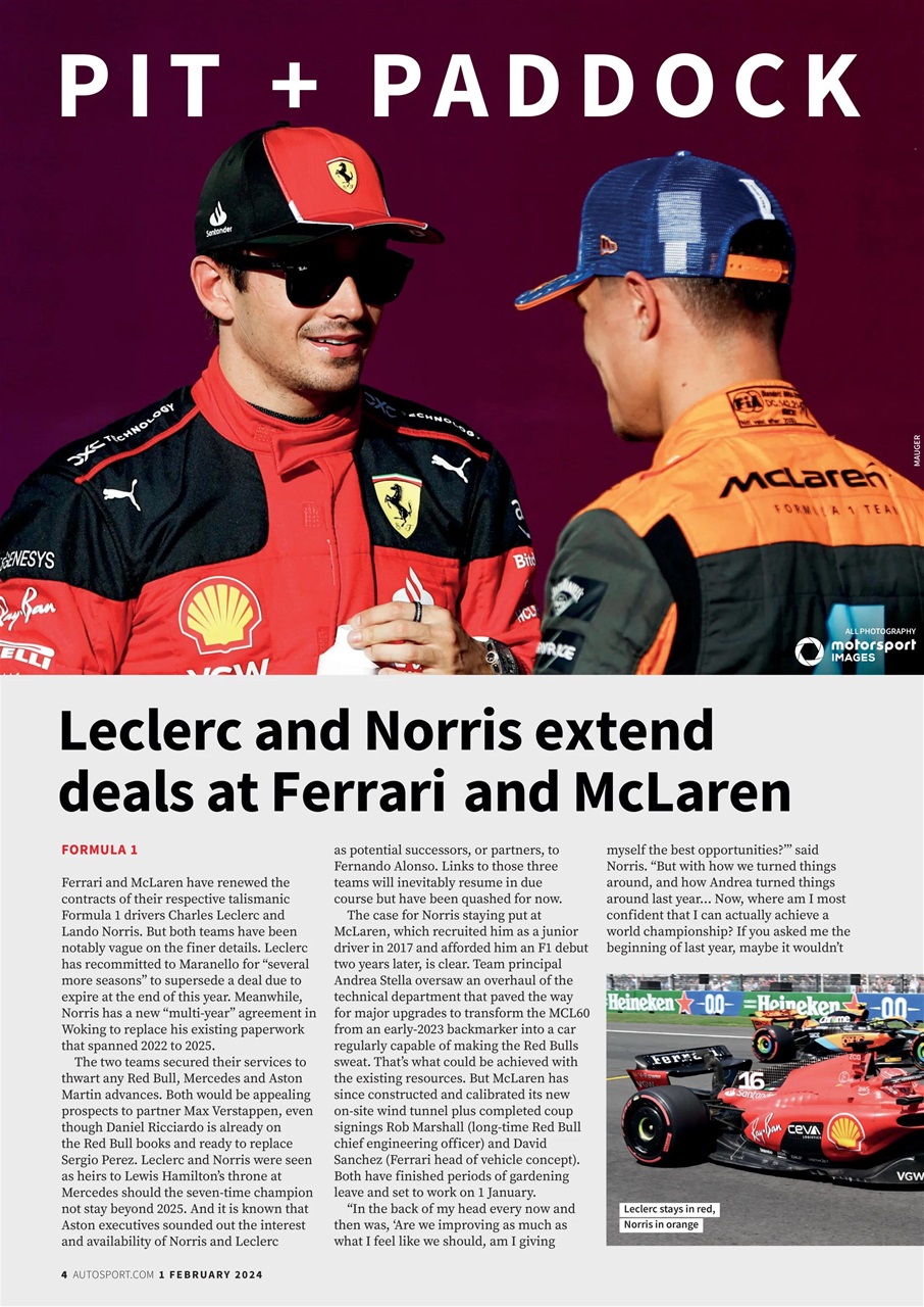 Autosport Preview Pages