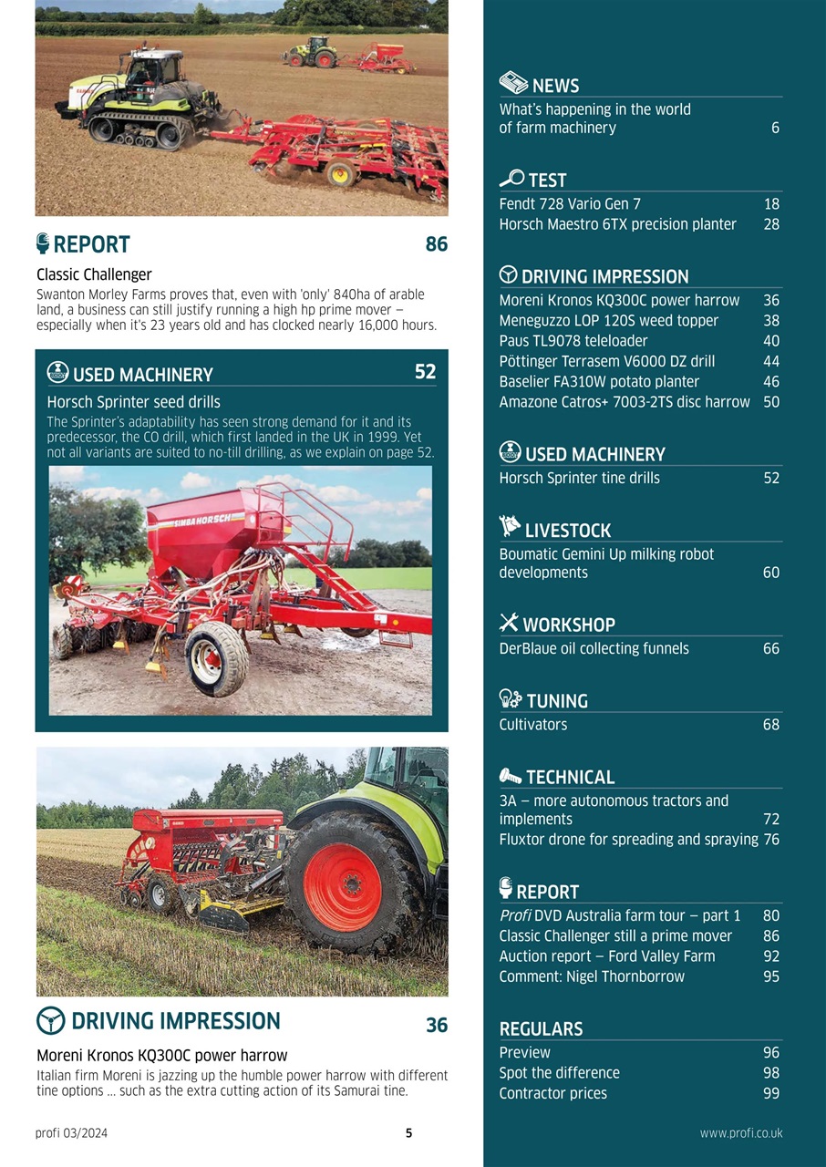 Profi International Preview Pages