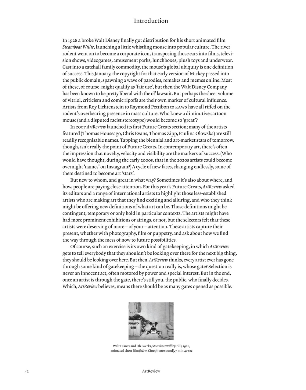 ArtReview Preview Pages