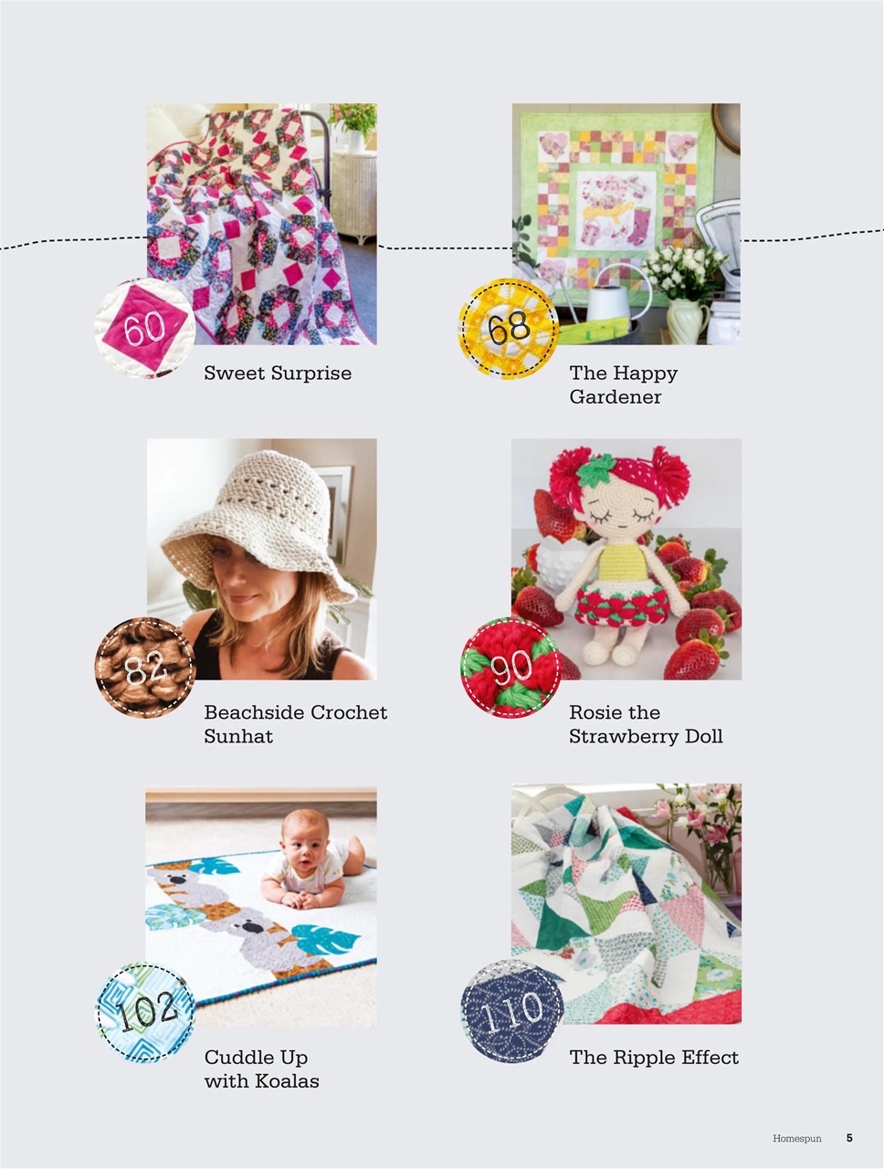 Homespun Preview Pages