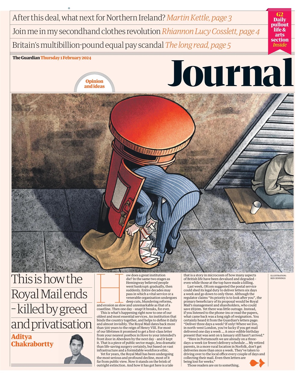 The Guardian Newspaper Preview Pages