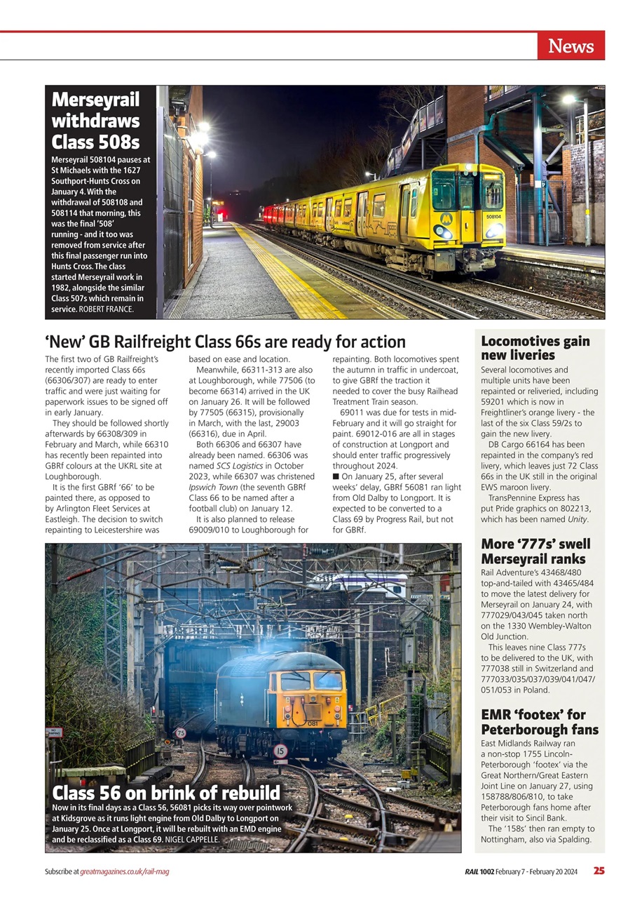 Rail Preview Pages