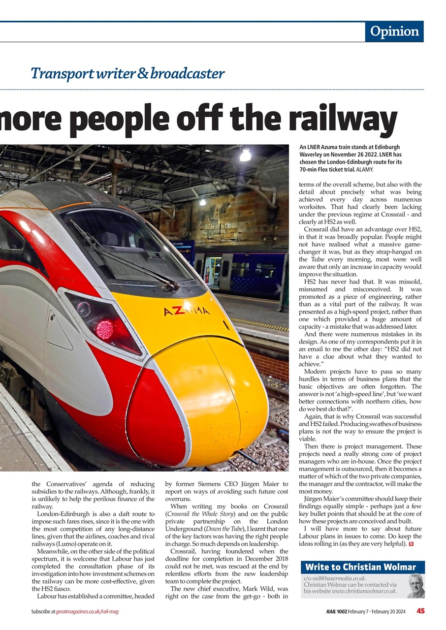 Rail Preview Pages