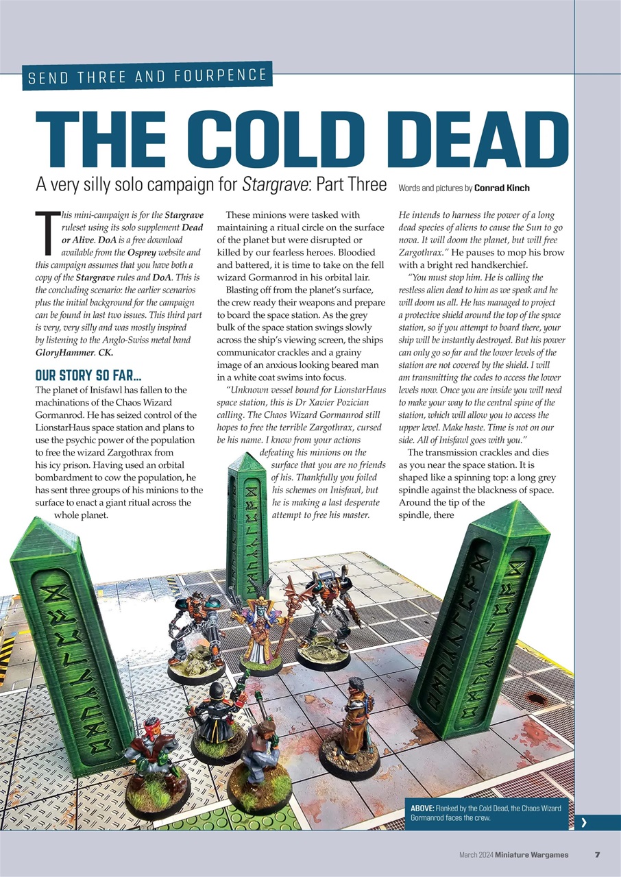 Miniature Wargames Preview Pages