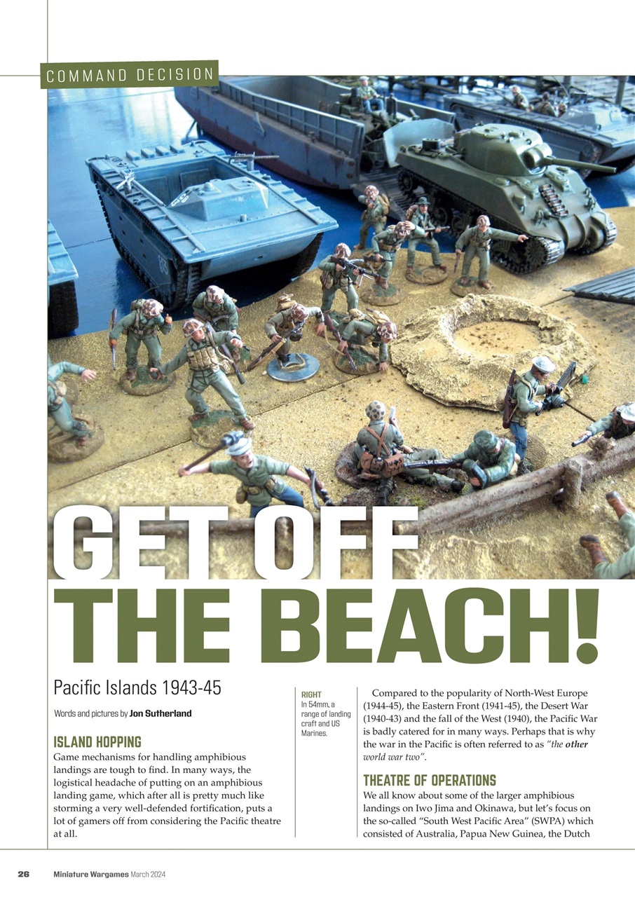 Miniature Wargames Preview Pages