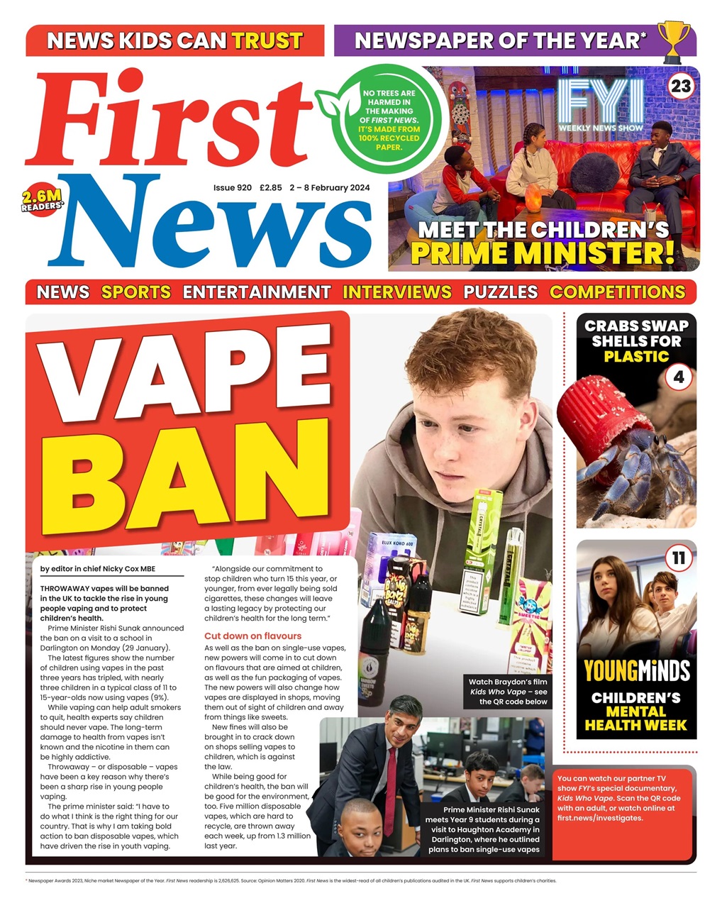 First News Preview Pages