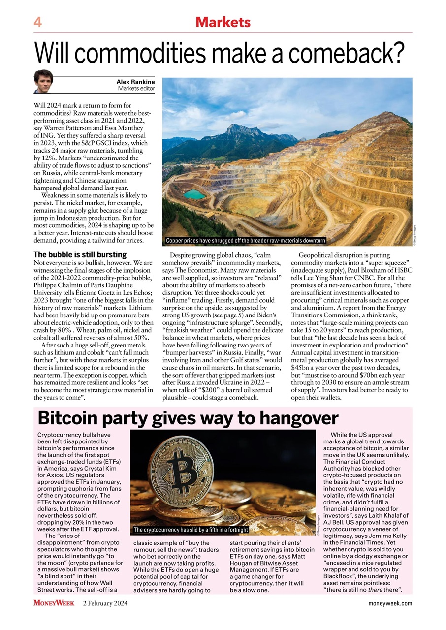 MoneyWeek Preview Pages
