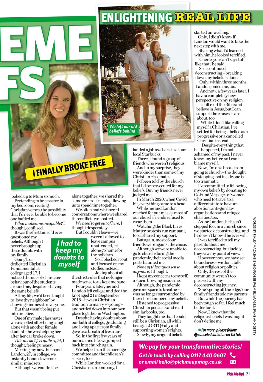 Pick Me Up Preview Pages