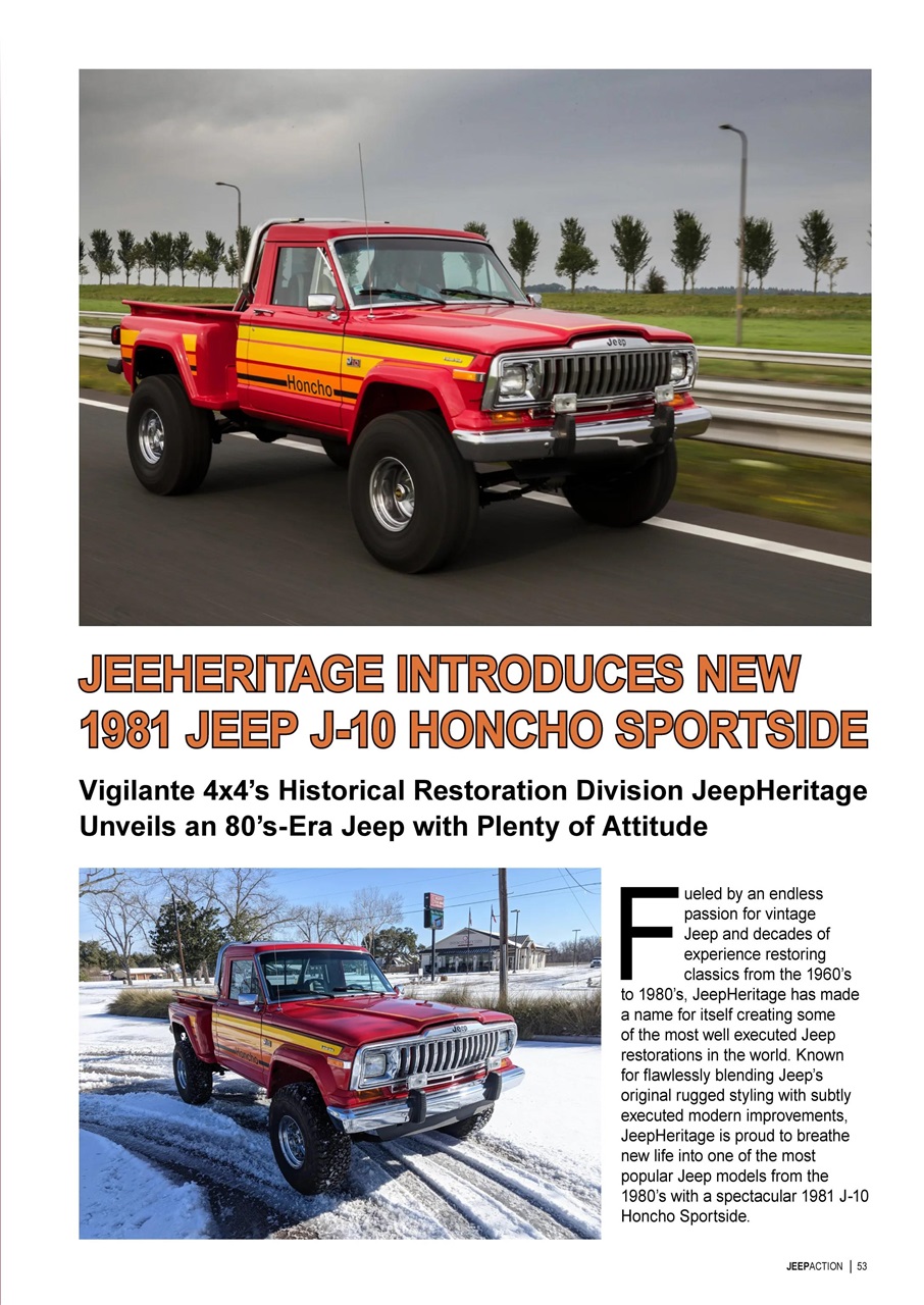 Jeep Action Preview Pages