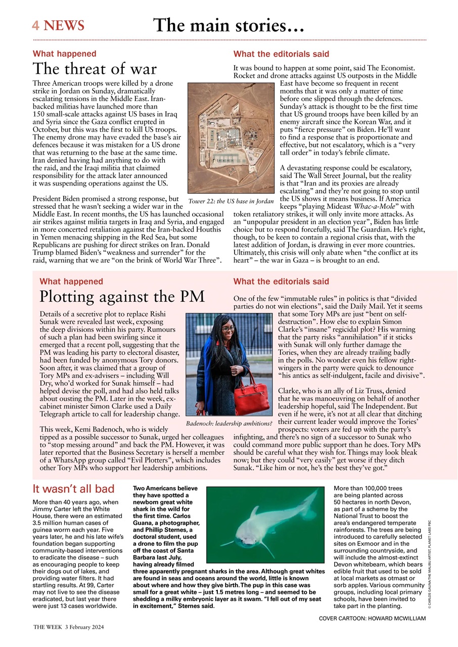 The Week Preview Pages