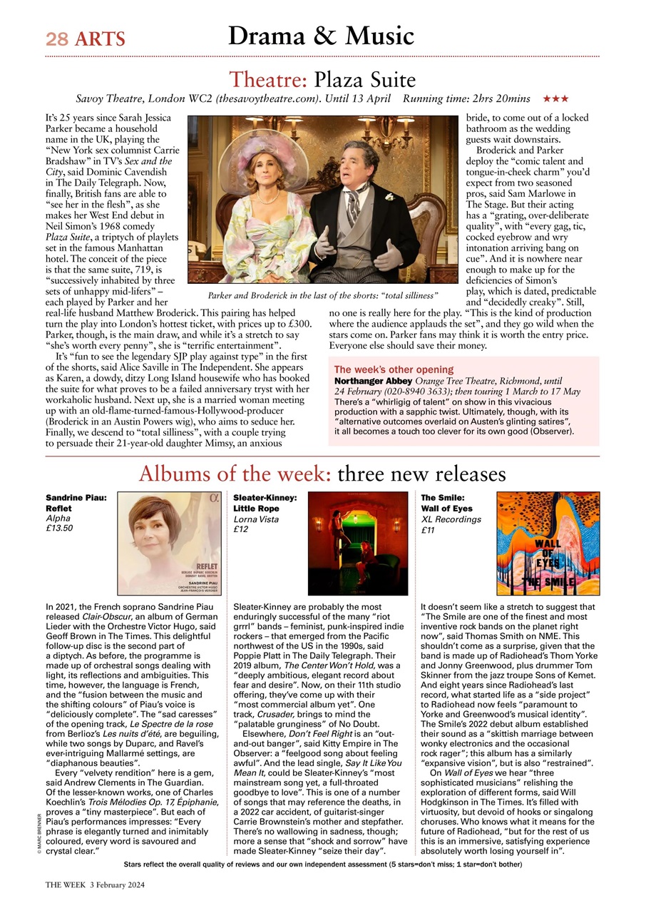The Week Preview Pages
