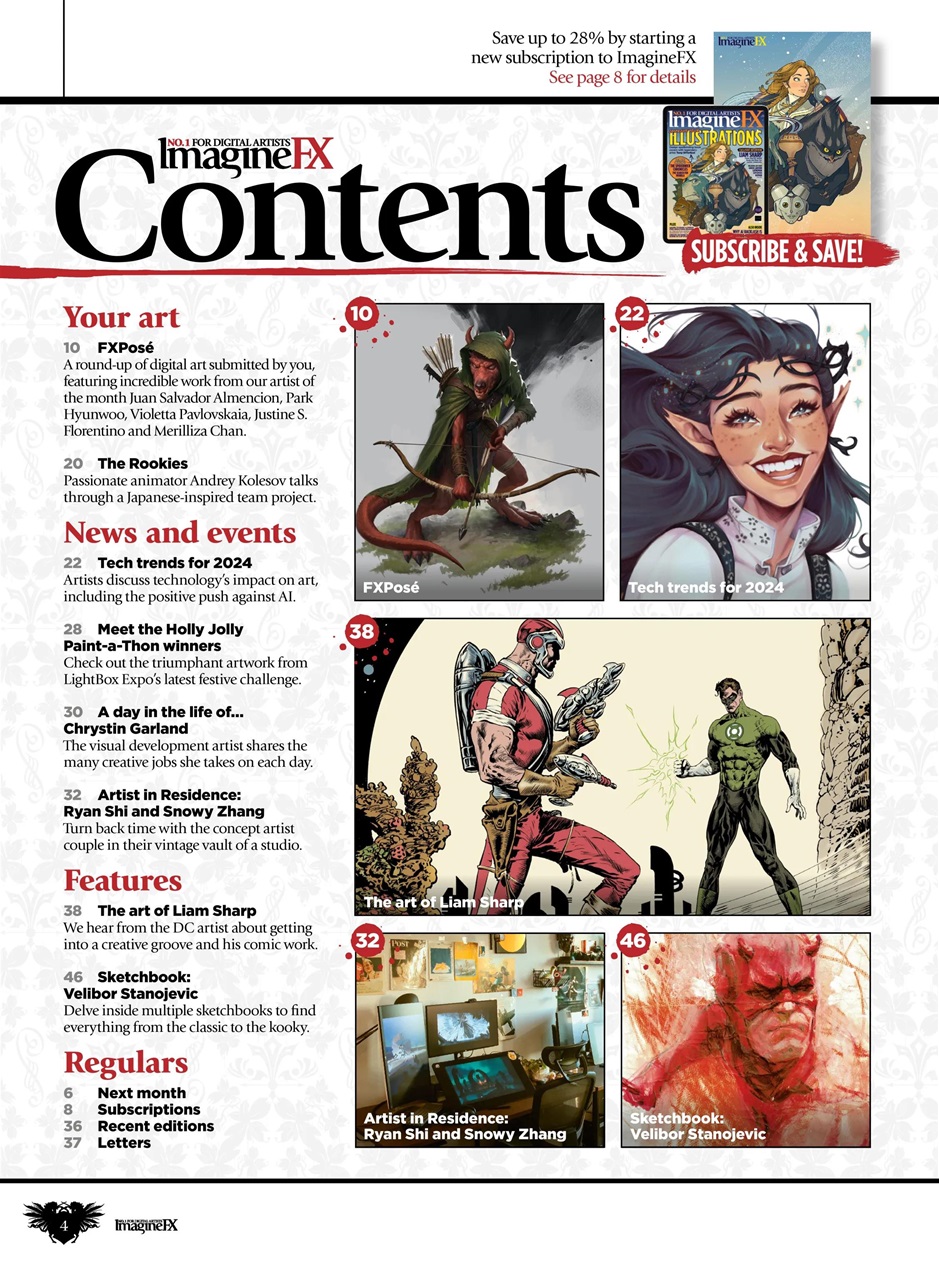 ImagineFX Preview Pages