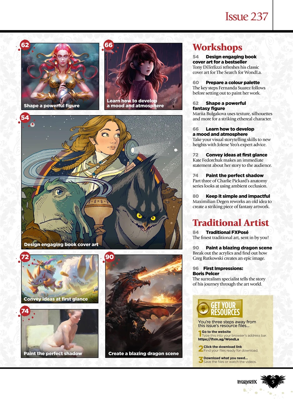 ImagineFX Preview Pages