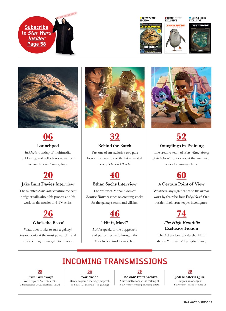 Star Wars Insider Preview Pages