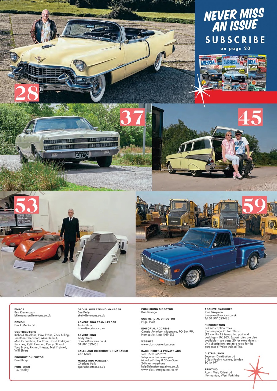 Classic American Magazine Preview Pages
