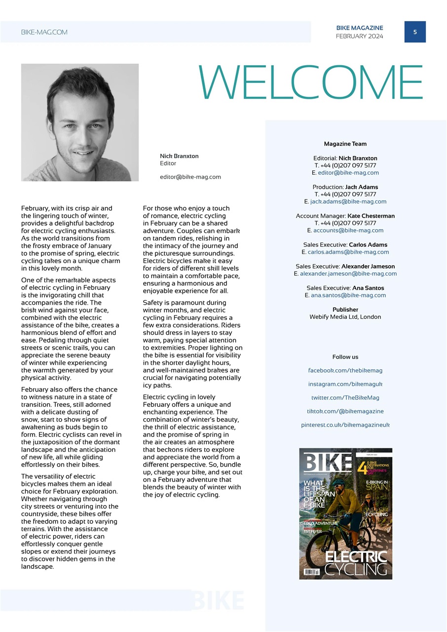 BIKE Magazine Preview Pages