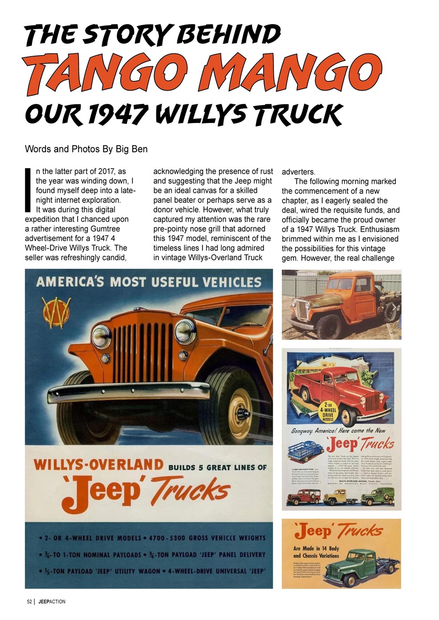 Jeep Action Preview Pages