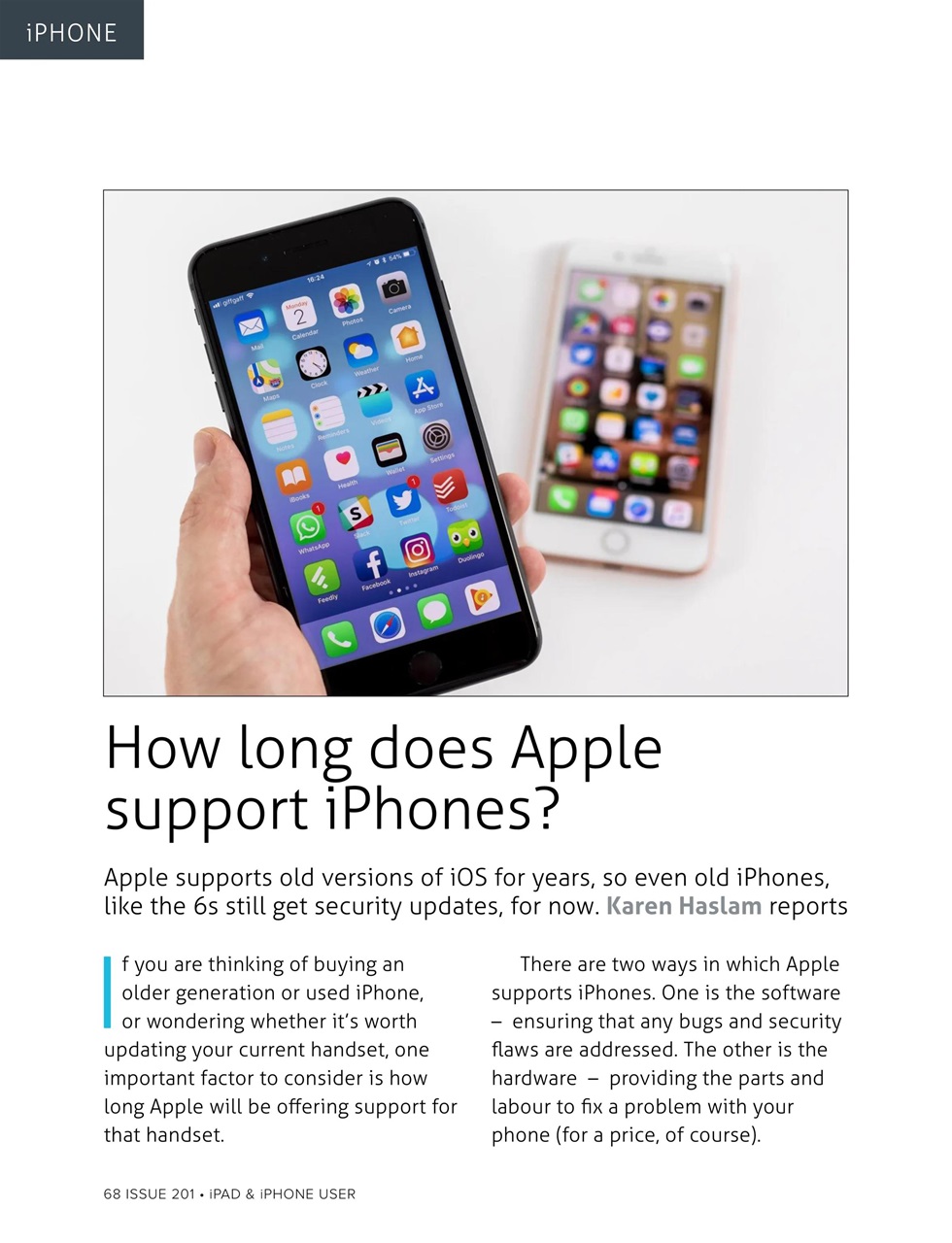 iPad and iPhone User Preview Pages