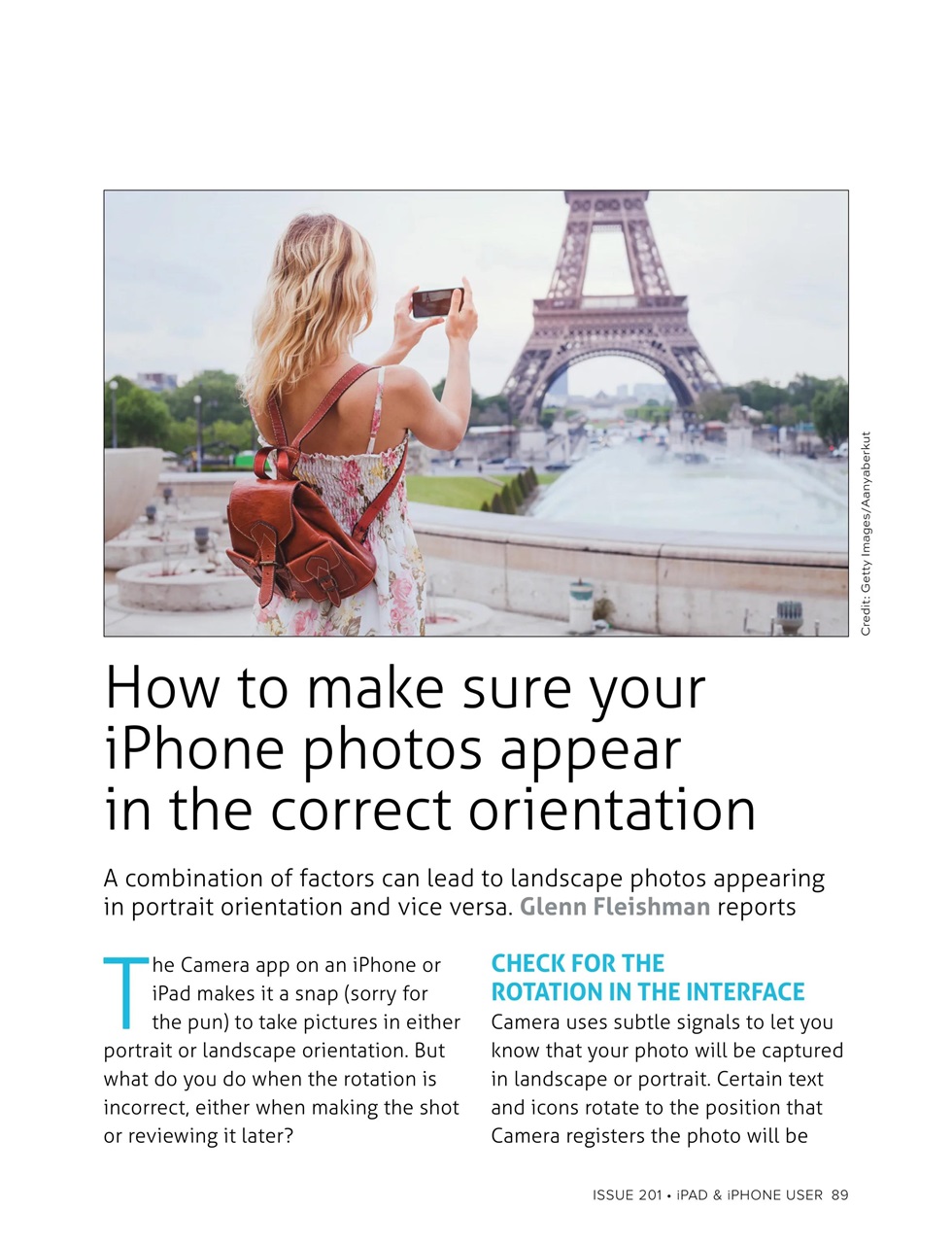 iPad and iPhone User Preview Pages