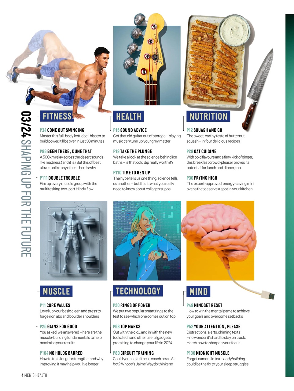 Men's Health Preview Pages