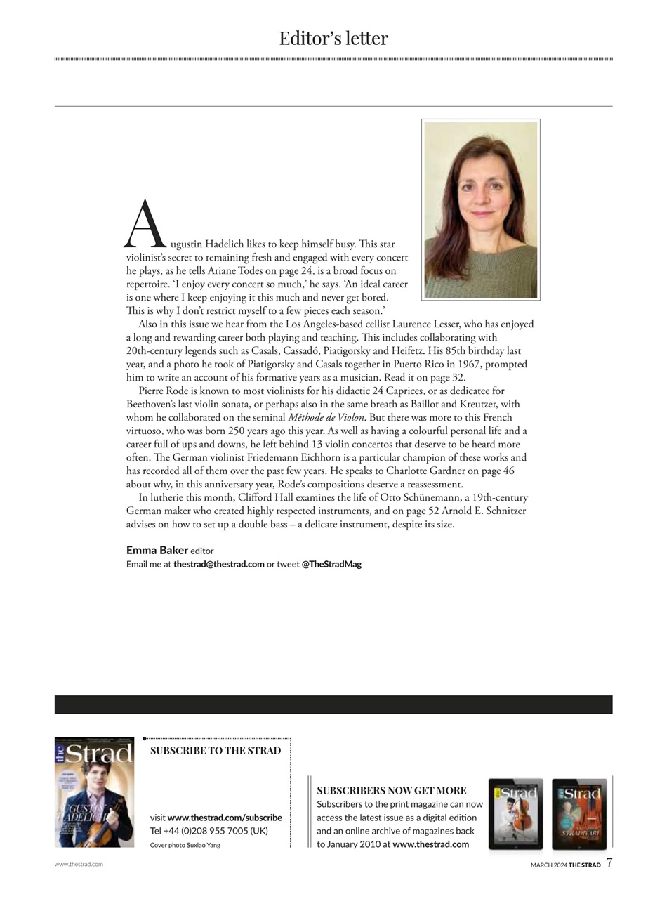 The Strad Preview Pages