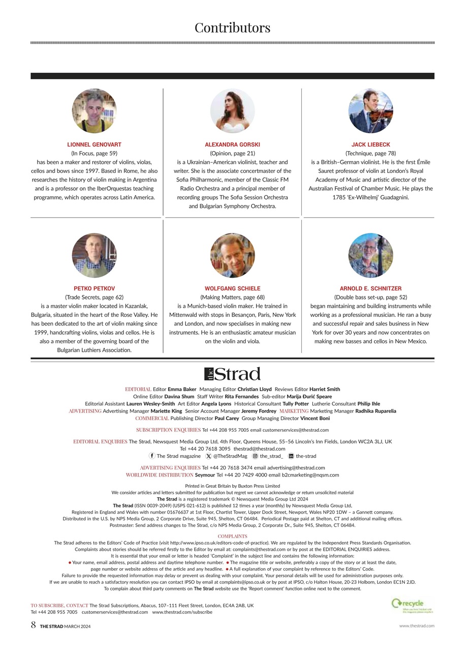 The Strad Preview Pages