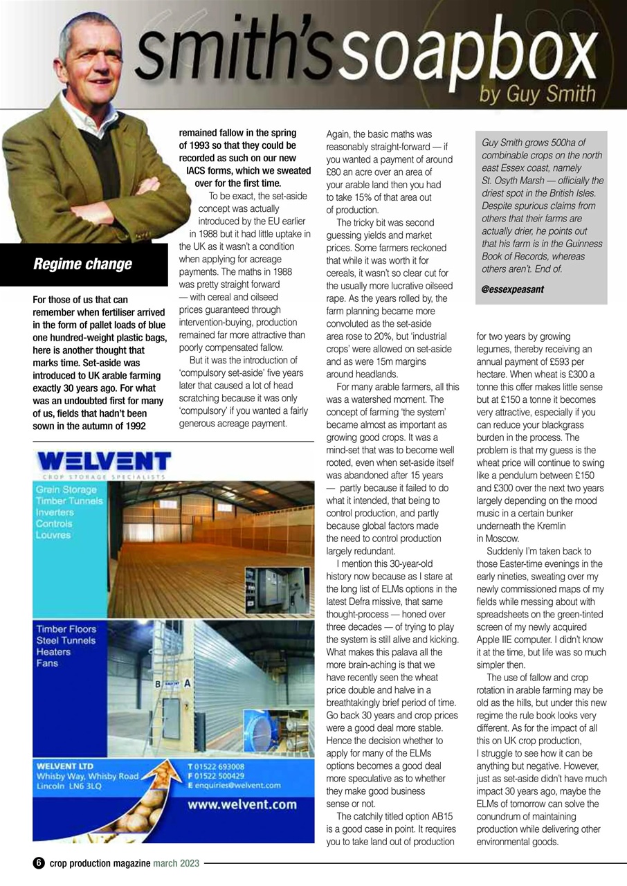 Crop Production Magazine Preview Pages