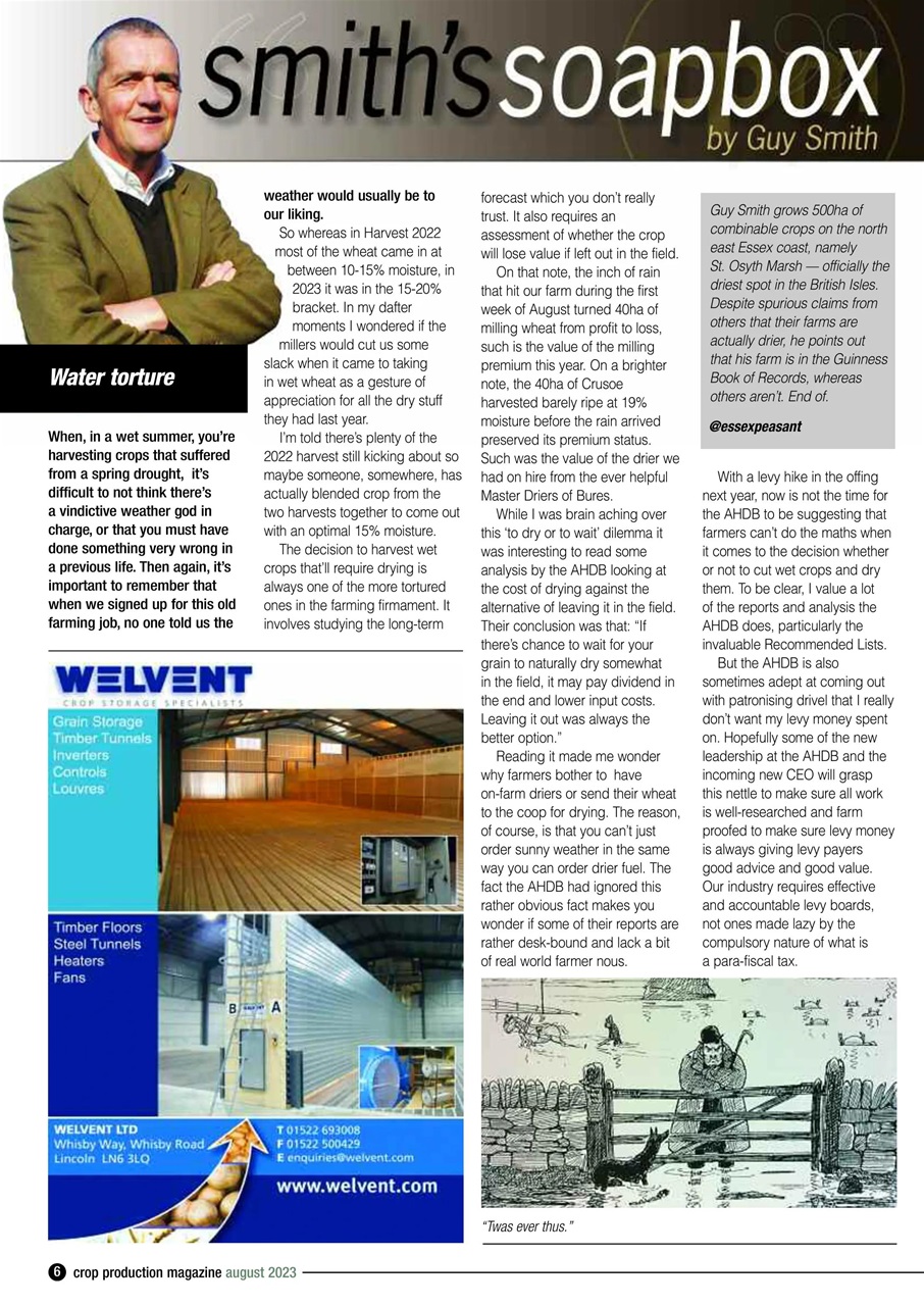 Crop Production Magazine Preview Pages