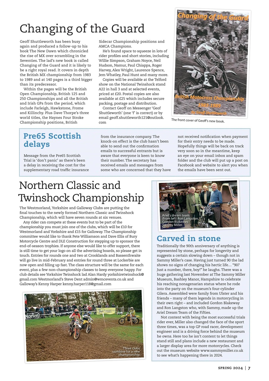 Classic Dirt Bike Preview Pages