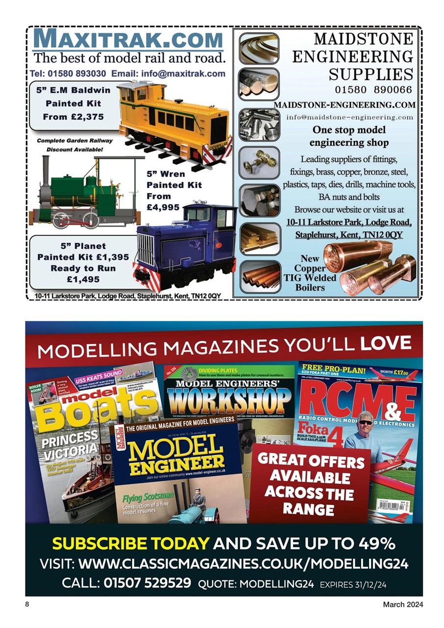 Model Engineer & Workshop Magazine Preview Pages