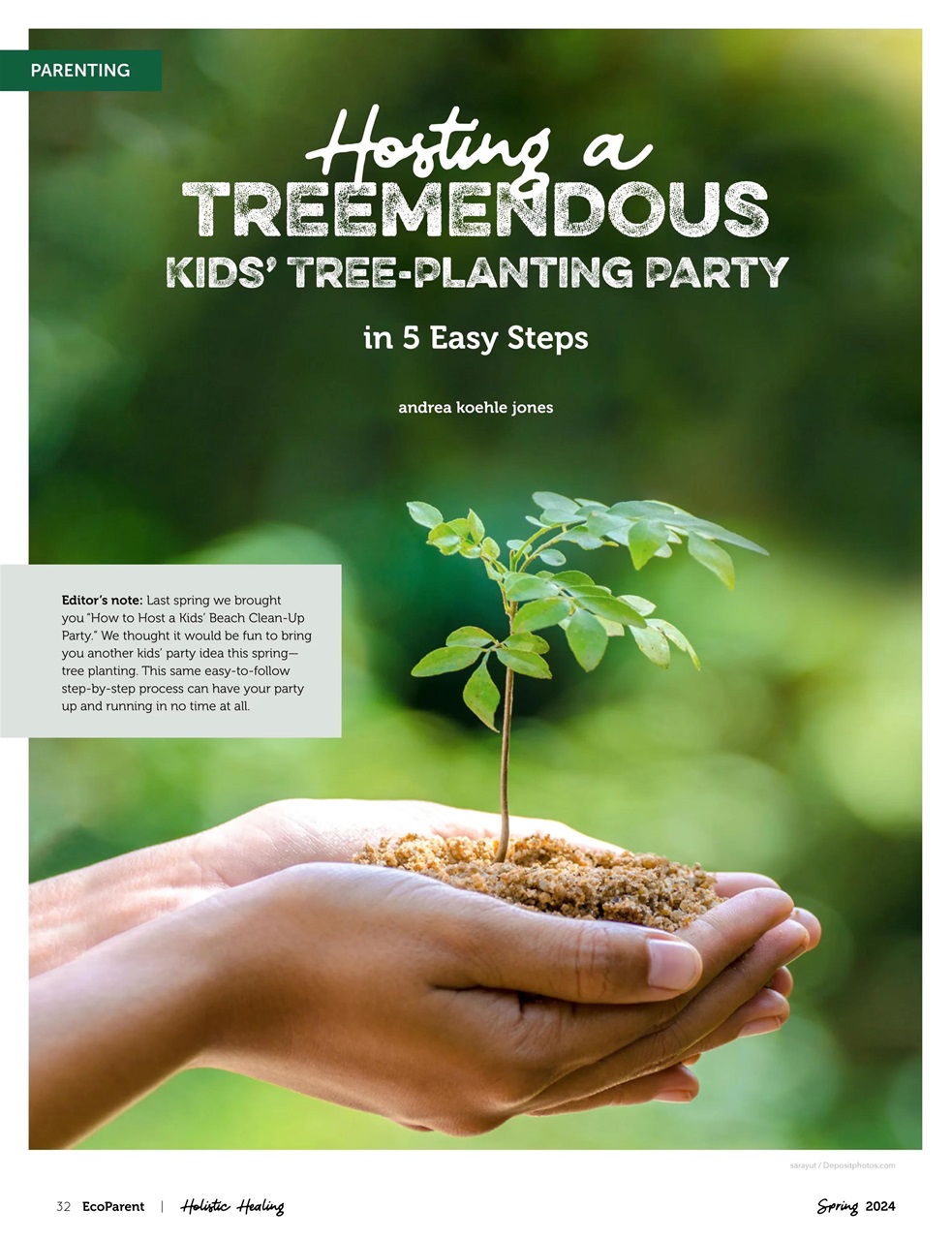 Ecoparent Magazine Preview Pages